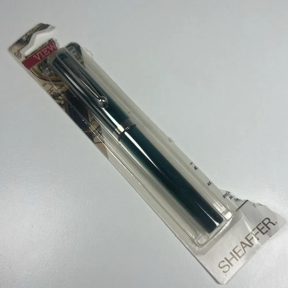 SHEAFFER Viewpoint Translucent Ball Point Pen Green Color New! Read